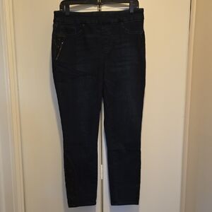 Chico's Dark Blue Ankle Jeggings
